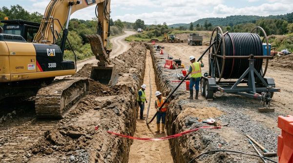 Meilleures méthodes pour l'enfouissement et la tranchée de câbles